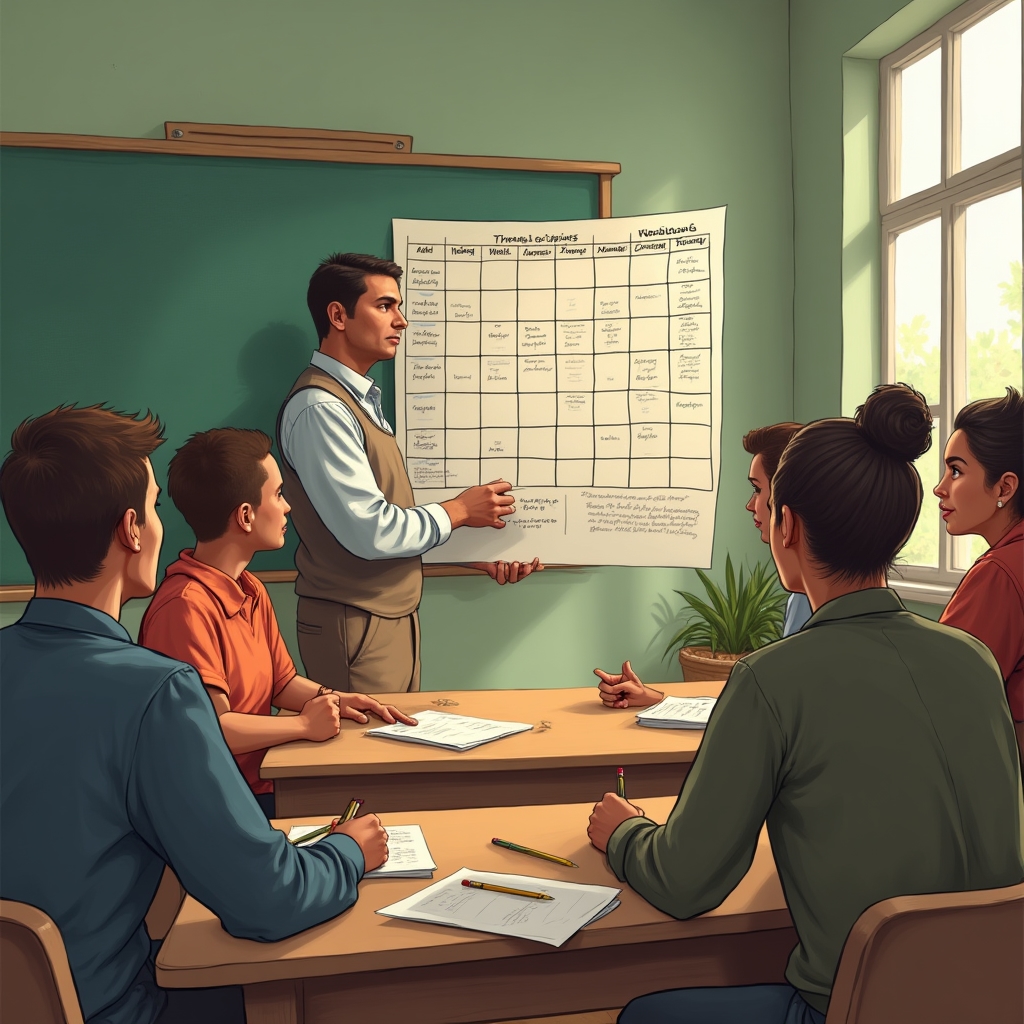 Group session on variable income planning for agricultural and trade workers